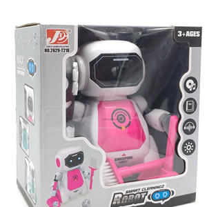 ربات اسباب بازی کنترلی نظافتچی صورتی SMART CLEANING ROBOT مدل T21B-2629_اسباب بازی